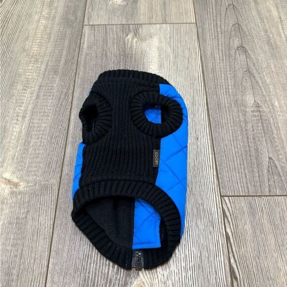 Gooby Blue Quilted Dog Vest - Picture 2 of 5